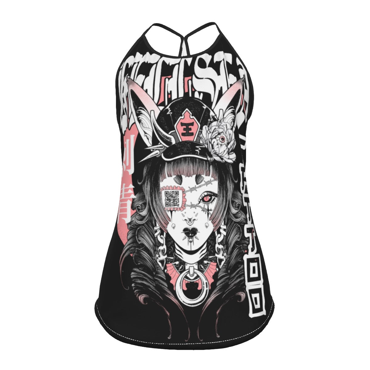 Hellsea Tattoo Open Back Tank