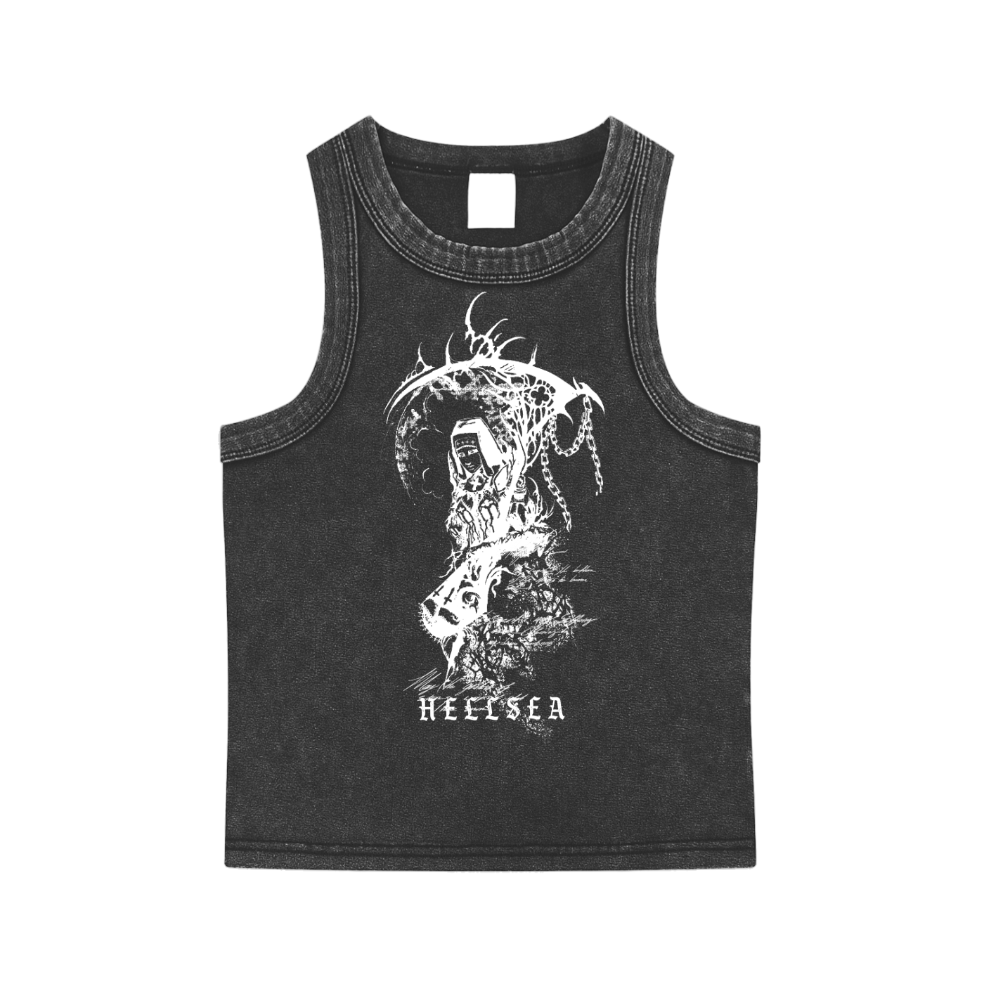 Faith Reaper Snow Washed Tank Top