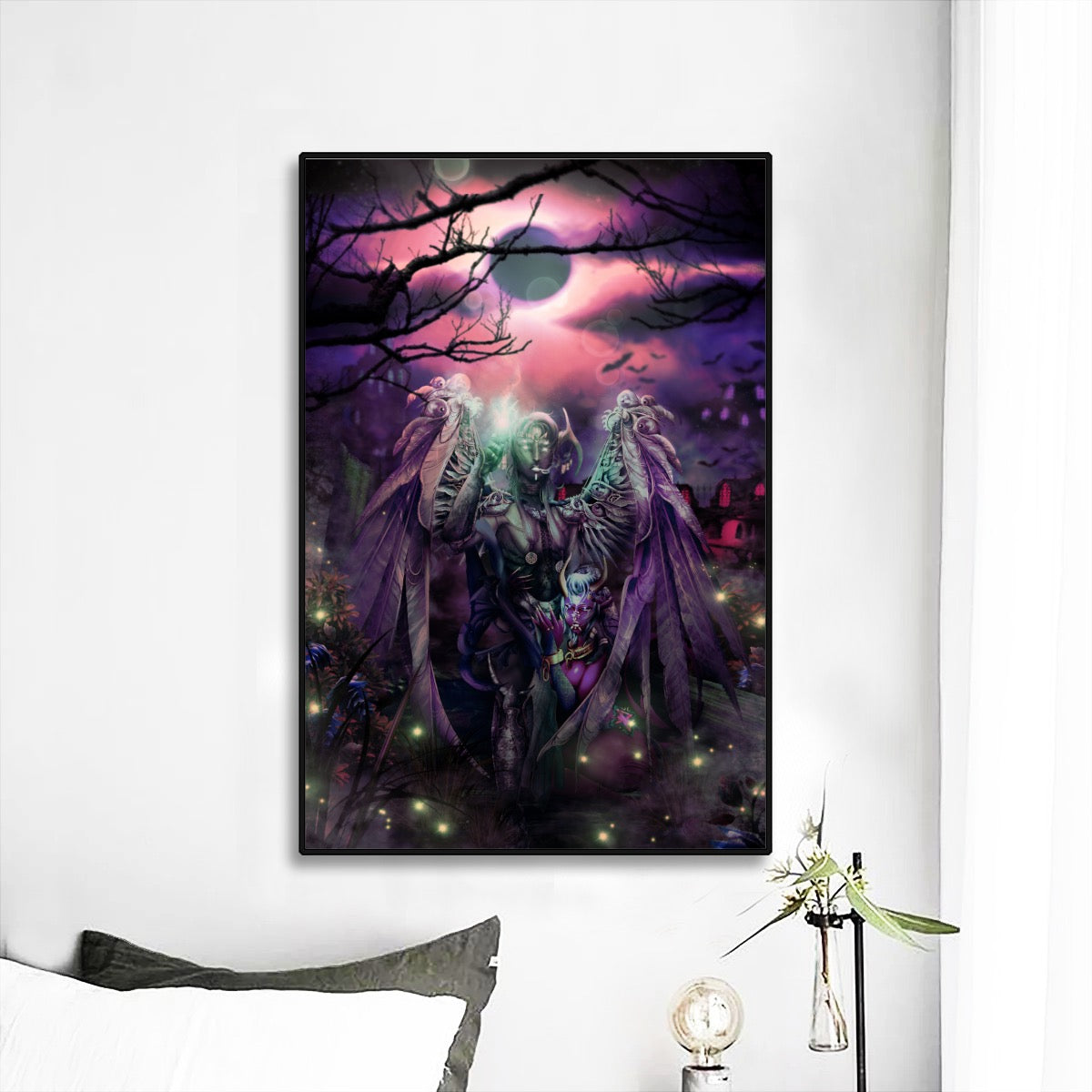 "A Star Crossed Prophecy" Black Frame Mural