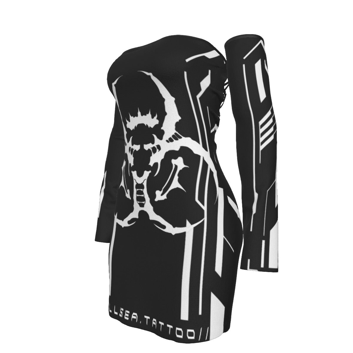 BioKvlt Rave Dress Blvck