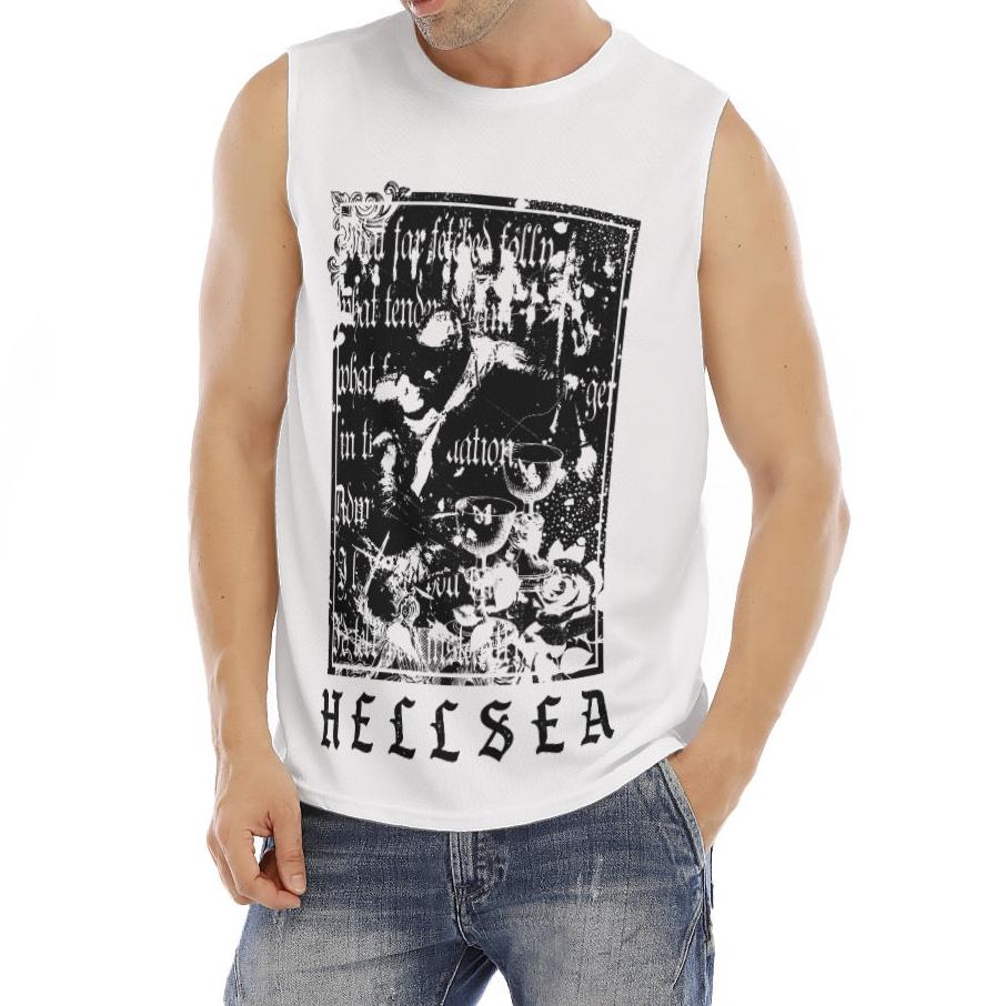 Hopeless Romantic O-neck Muscle Shirt