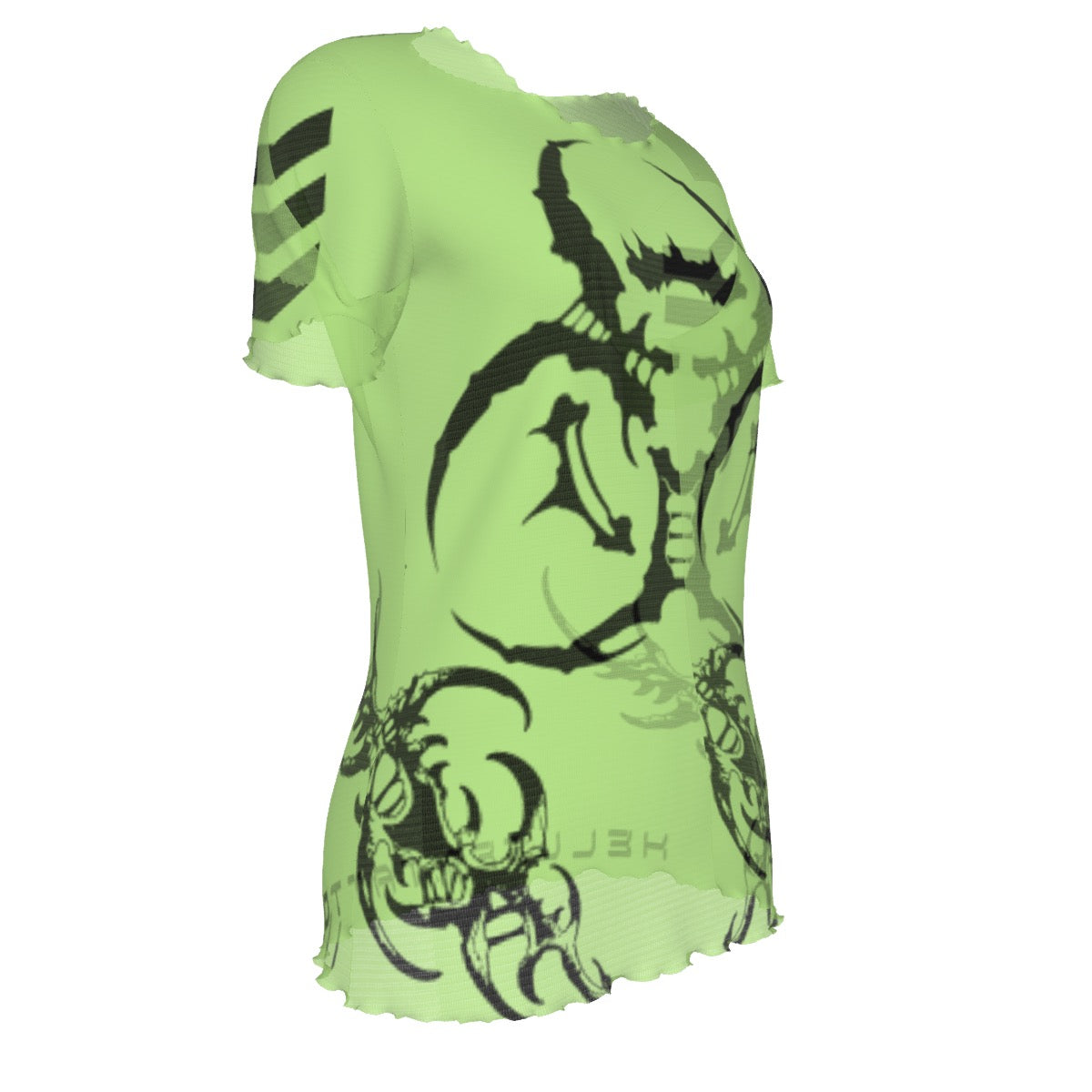 BioKvlt Toxic Green Sheer Tee