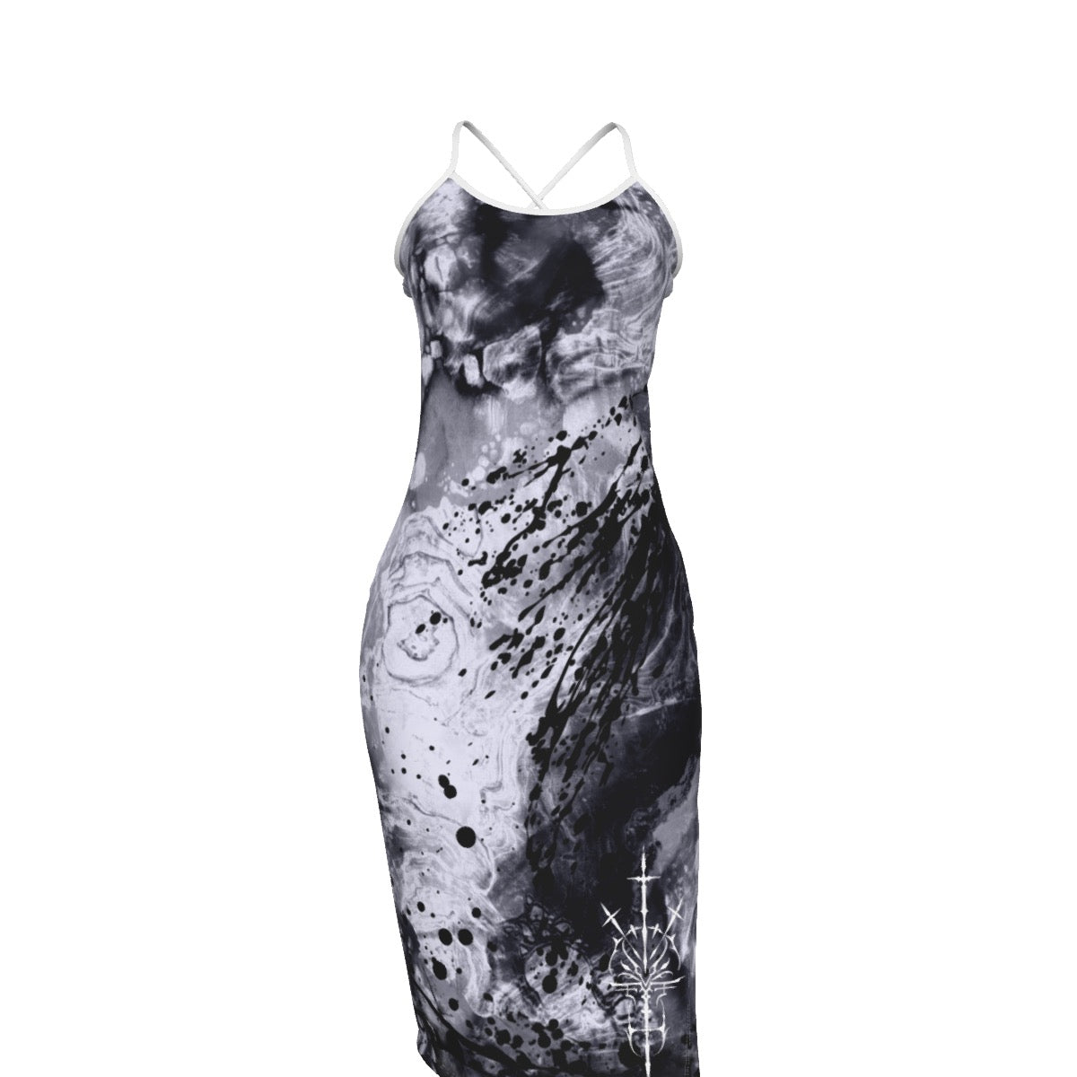 Rinse Cup Cross Cami Dress