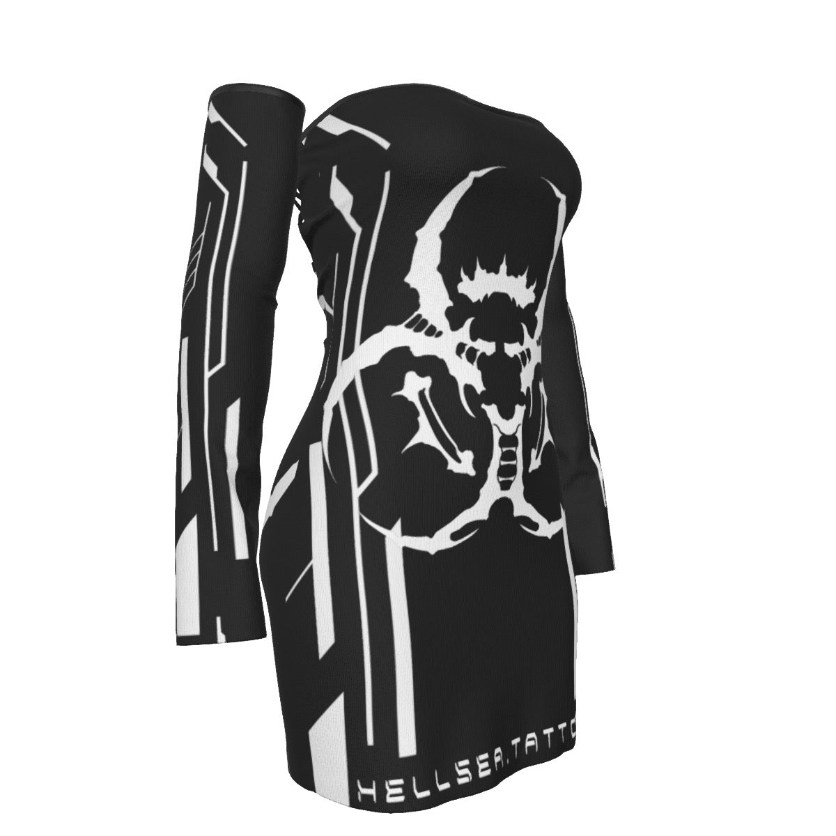 BioKvlt Rave Dress Blvck