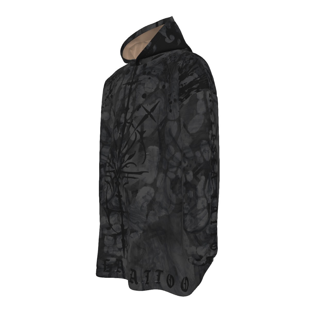 Hellsea Tattoo Fleece Sherpa Sigil Hoodie