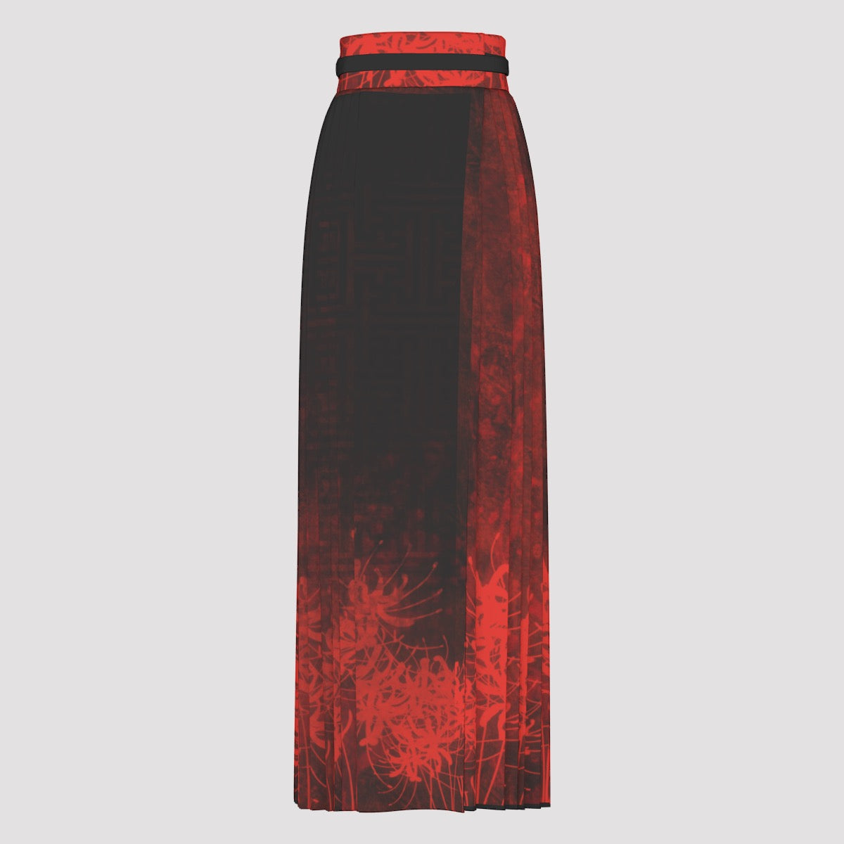 Hell Flower Traditional Pleated Skirt