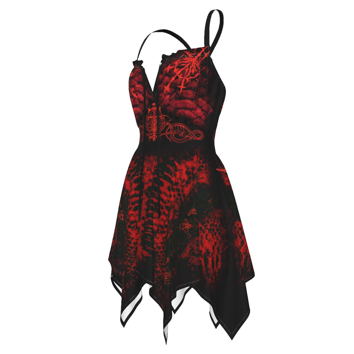 Red Viper Slip Dress