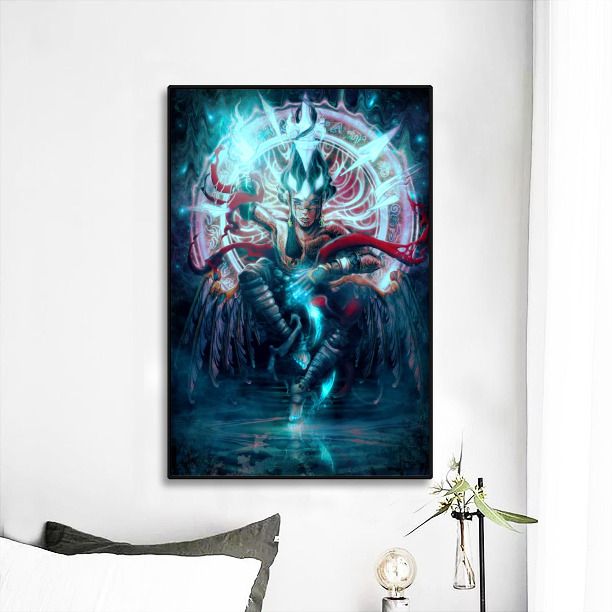 "Shoren’s Incantation" Black Frame Mural