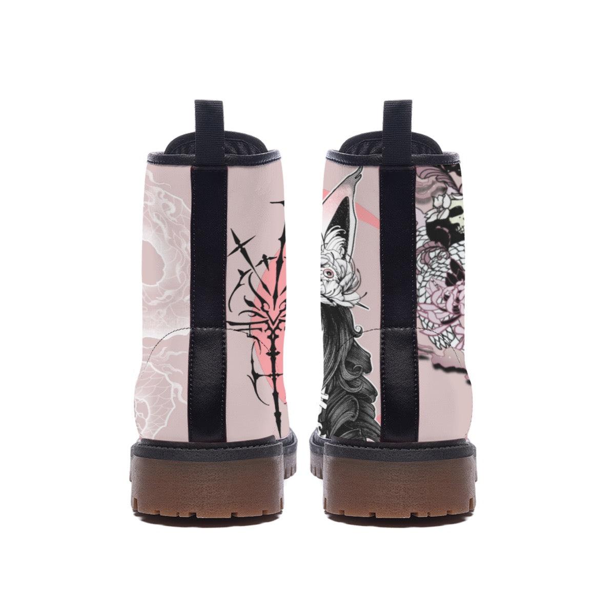 Sakura Dragon Daydream Martin Style Boots (Men)