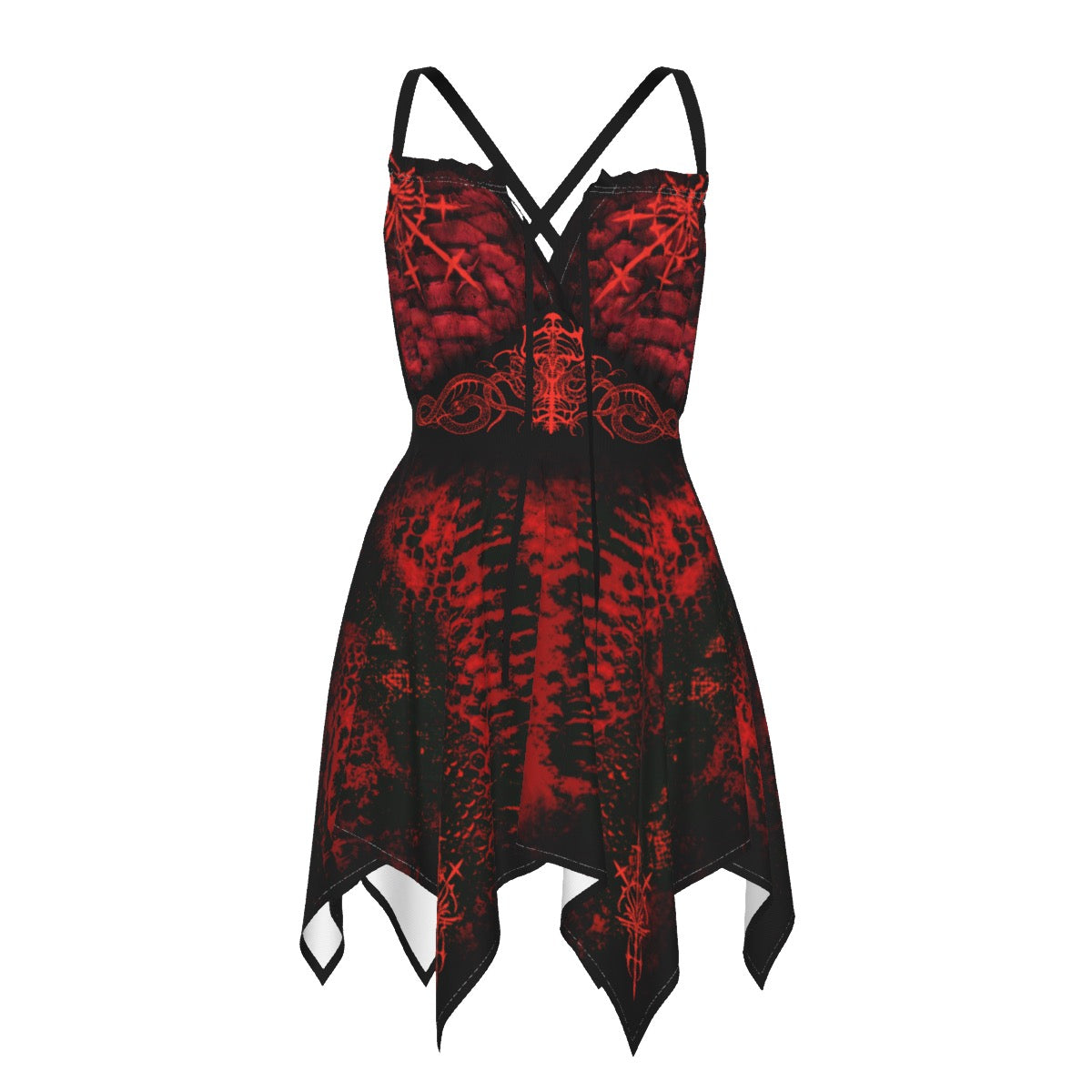 Red Viper Slip Dress