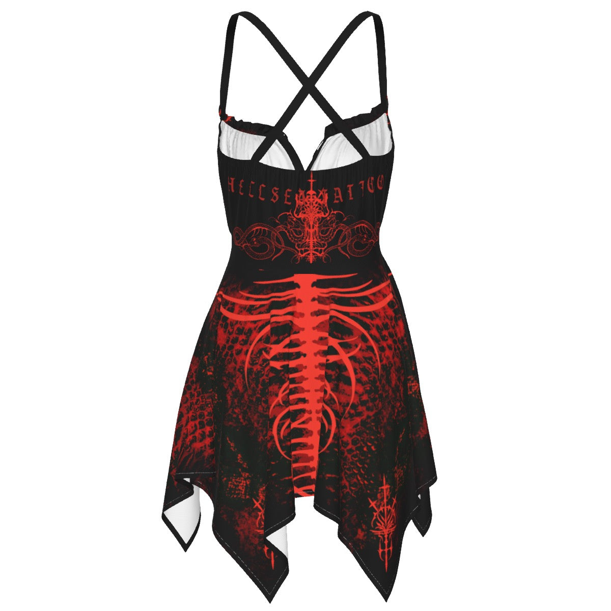 Red Viper Slip Dress