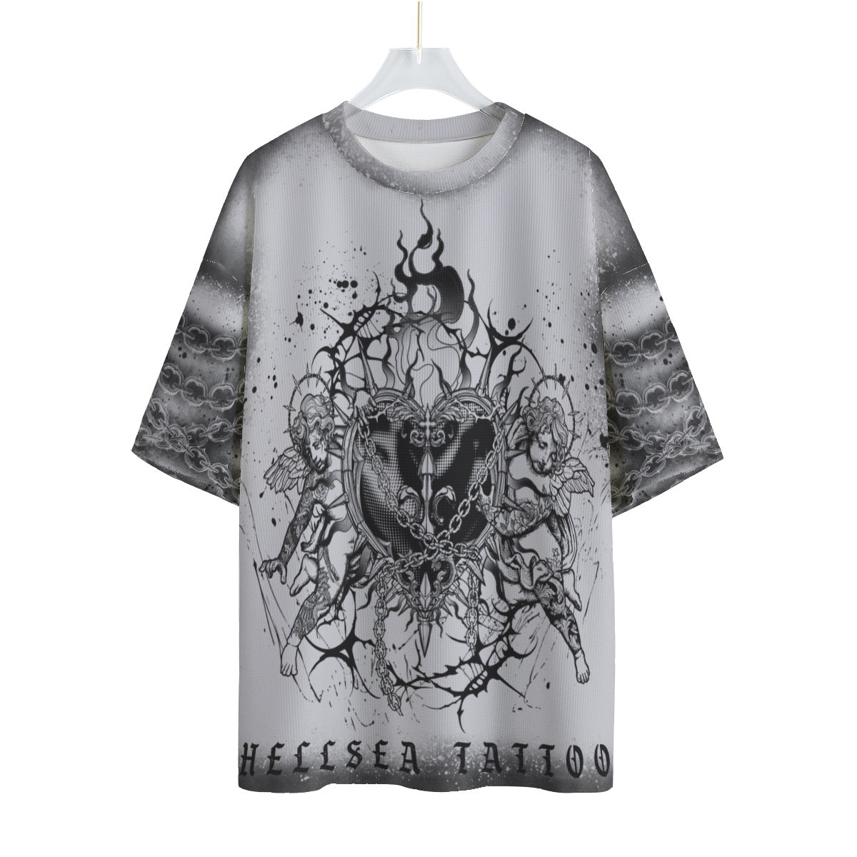 Chained Hearts Graphic Tee