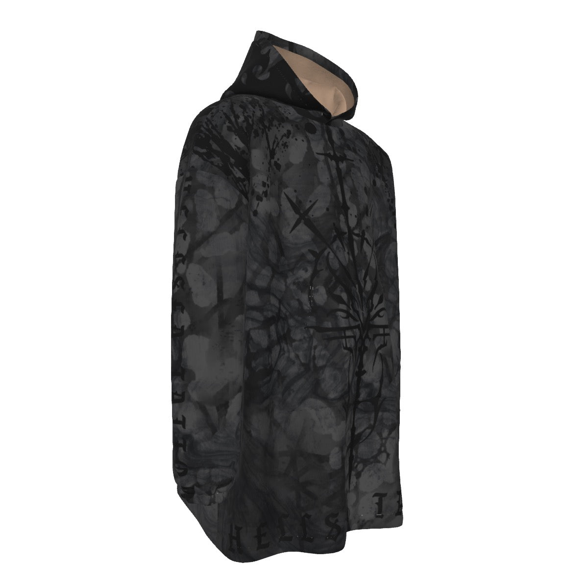 Hellsea Tattoo Fleece Sherpa Sigil Hoodie