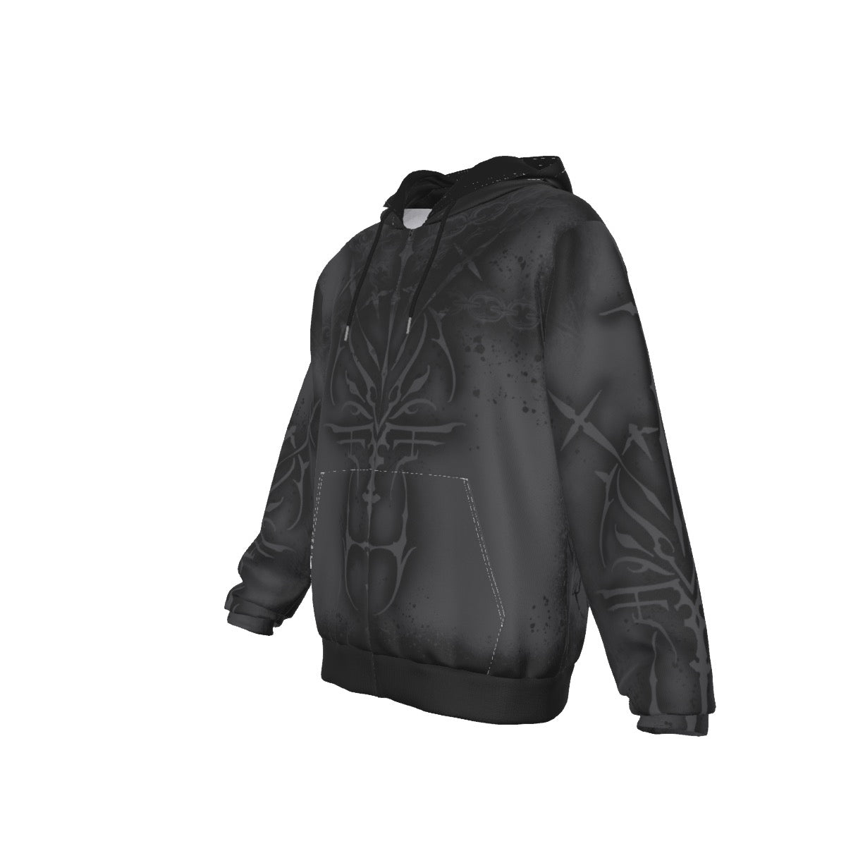 Chained Hearts Fleece Hoodie