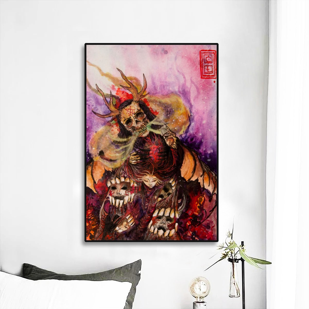 Faith in Decadence Watercolor/ Mixed Media Print