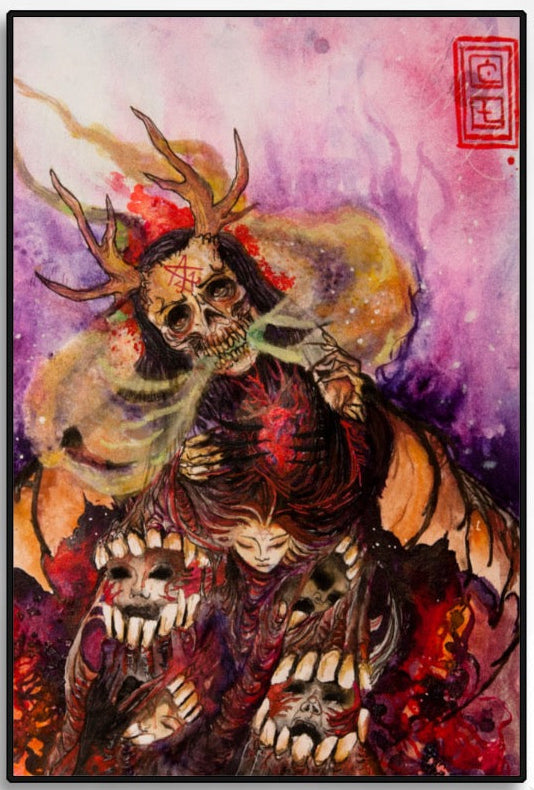 Faith in Decadence Watercolor/ Mixed Media Print