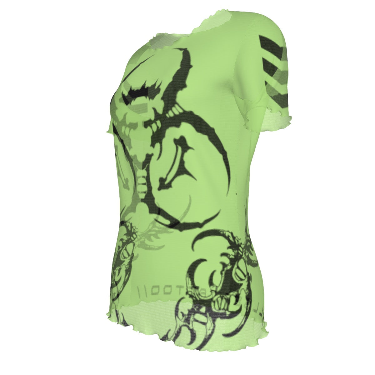 BioKvlt Toxic Green Sheer Tee