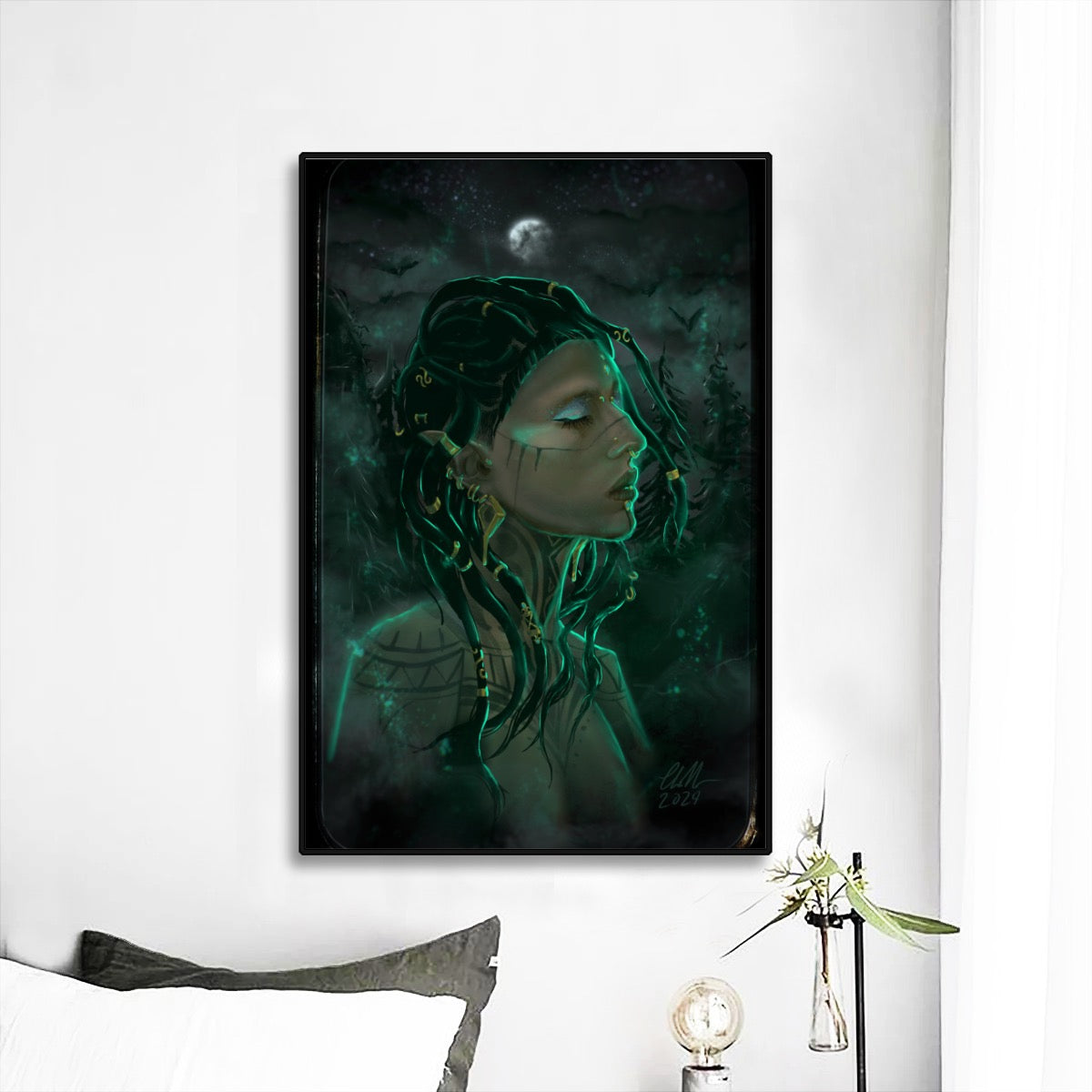 "Glory" Black Frame Mural