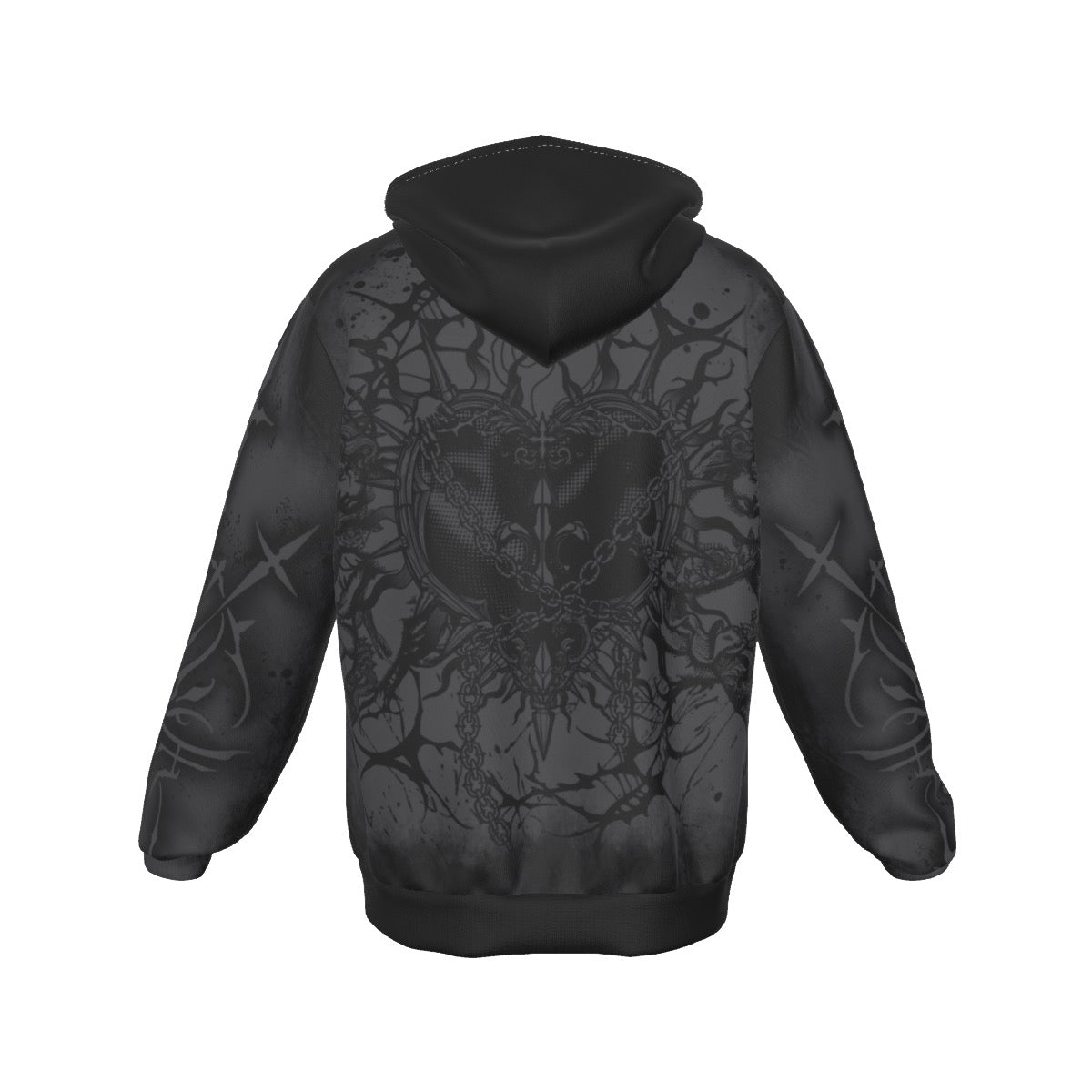 Chained Hearts Fleece Hoodie