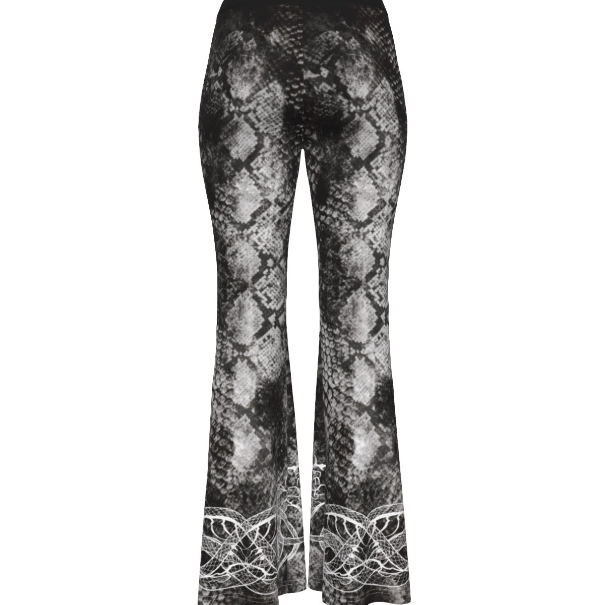 Snake Skin Skinny Flare Pants
