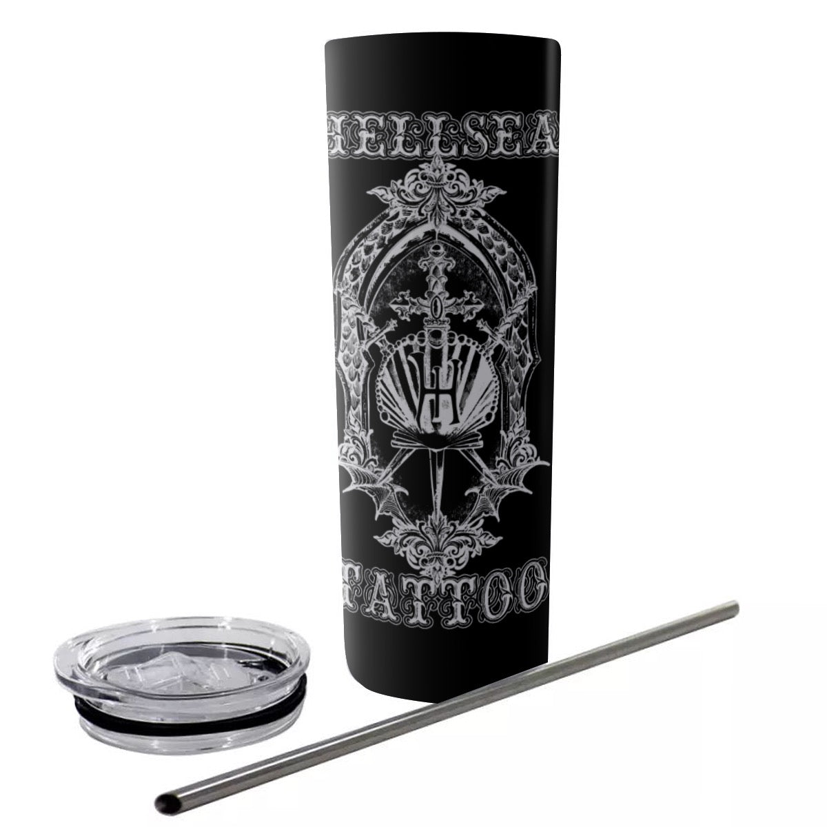 Hellsea Candle Tumblr with Straw