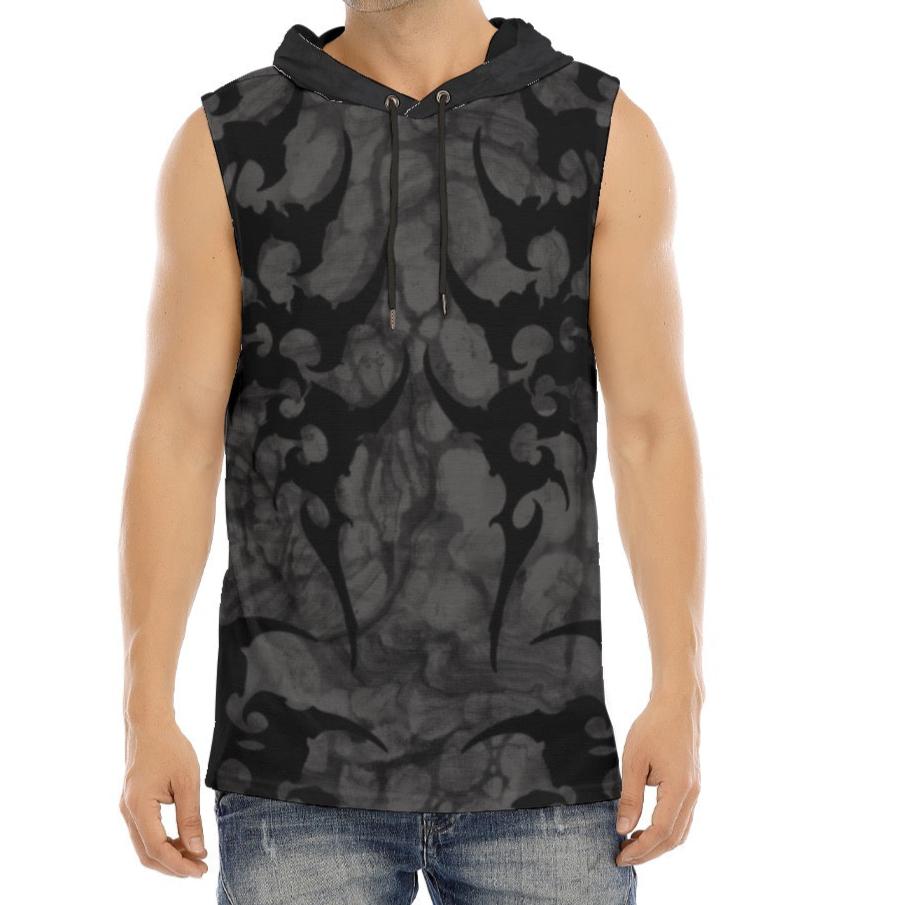Primitive Fractal Hooded Muscle Tank
