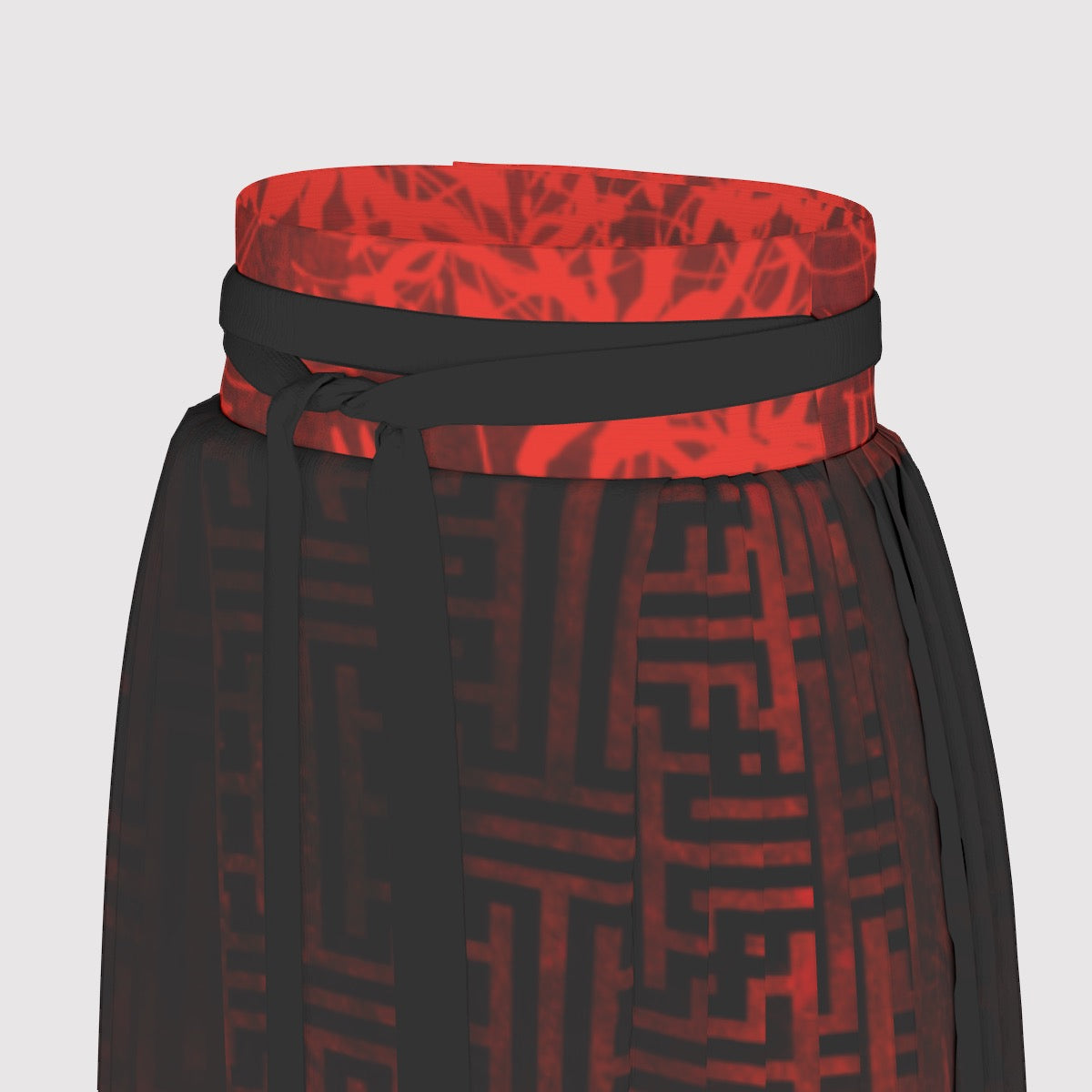 Hell Flower Traditional Pleated Skirt