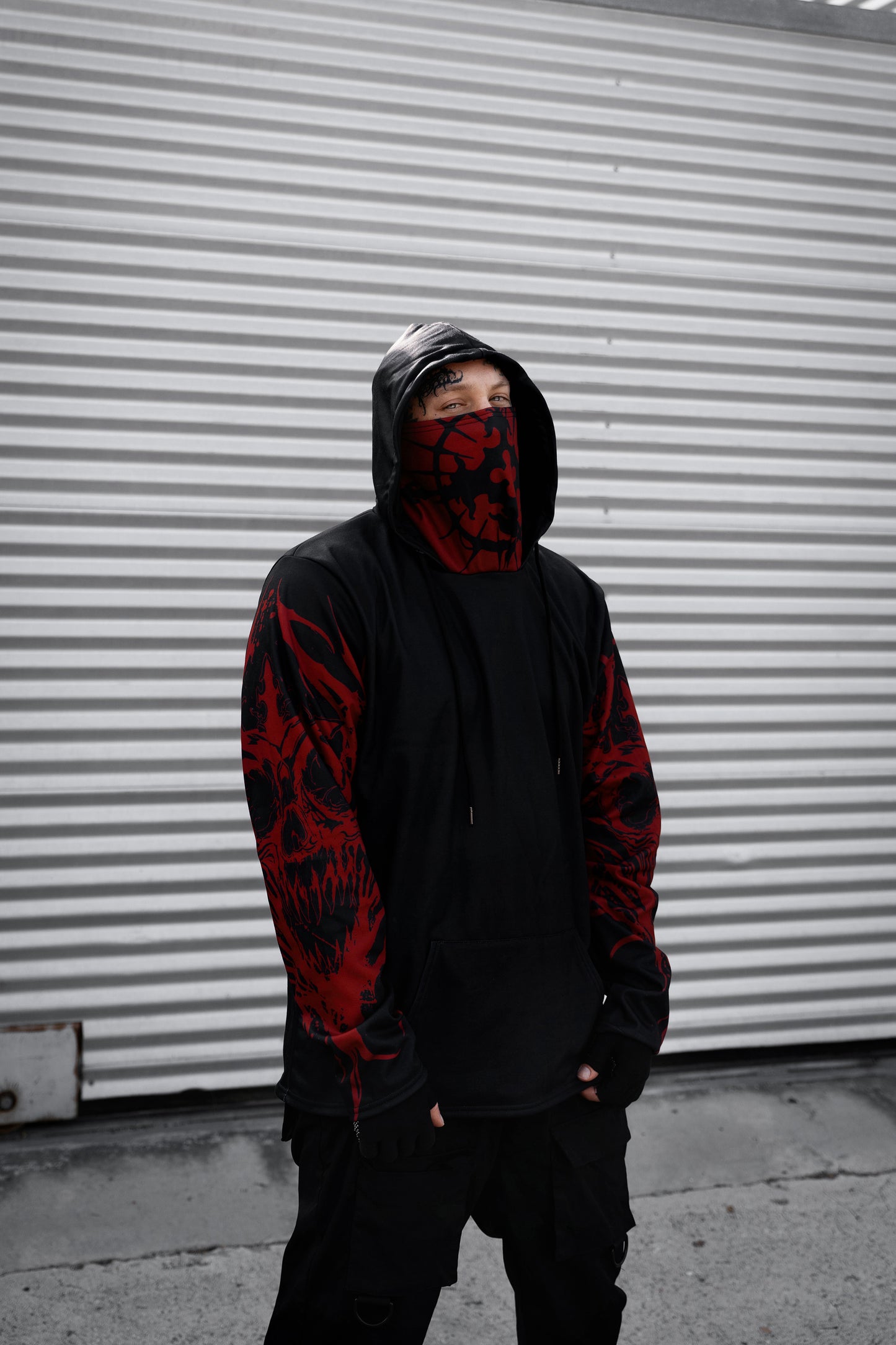 Bloodlust Heavy Fleece Hoodie With Mask