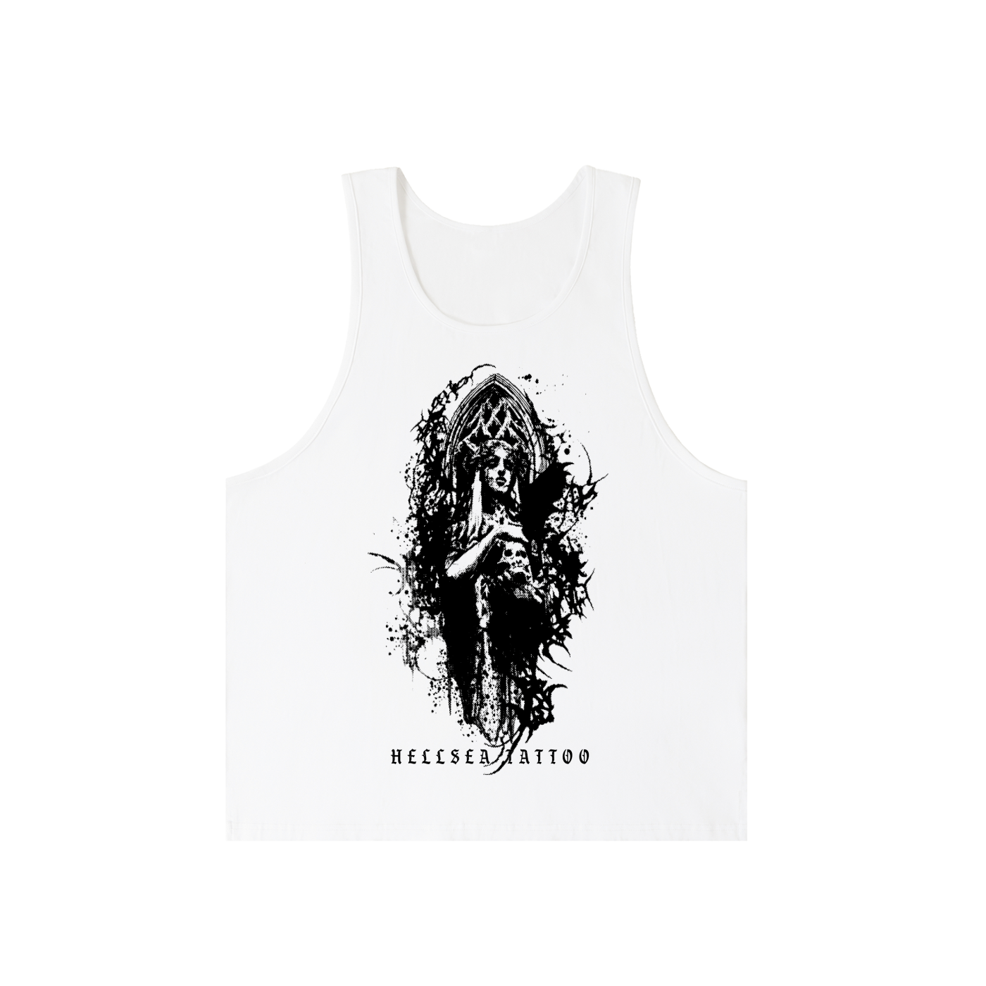 Grave Maiden W Oversized Gym Tank Top