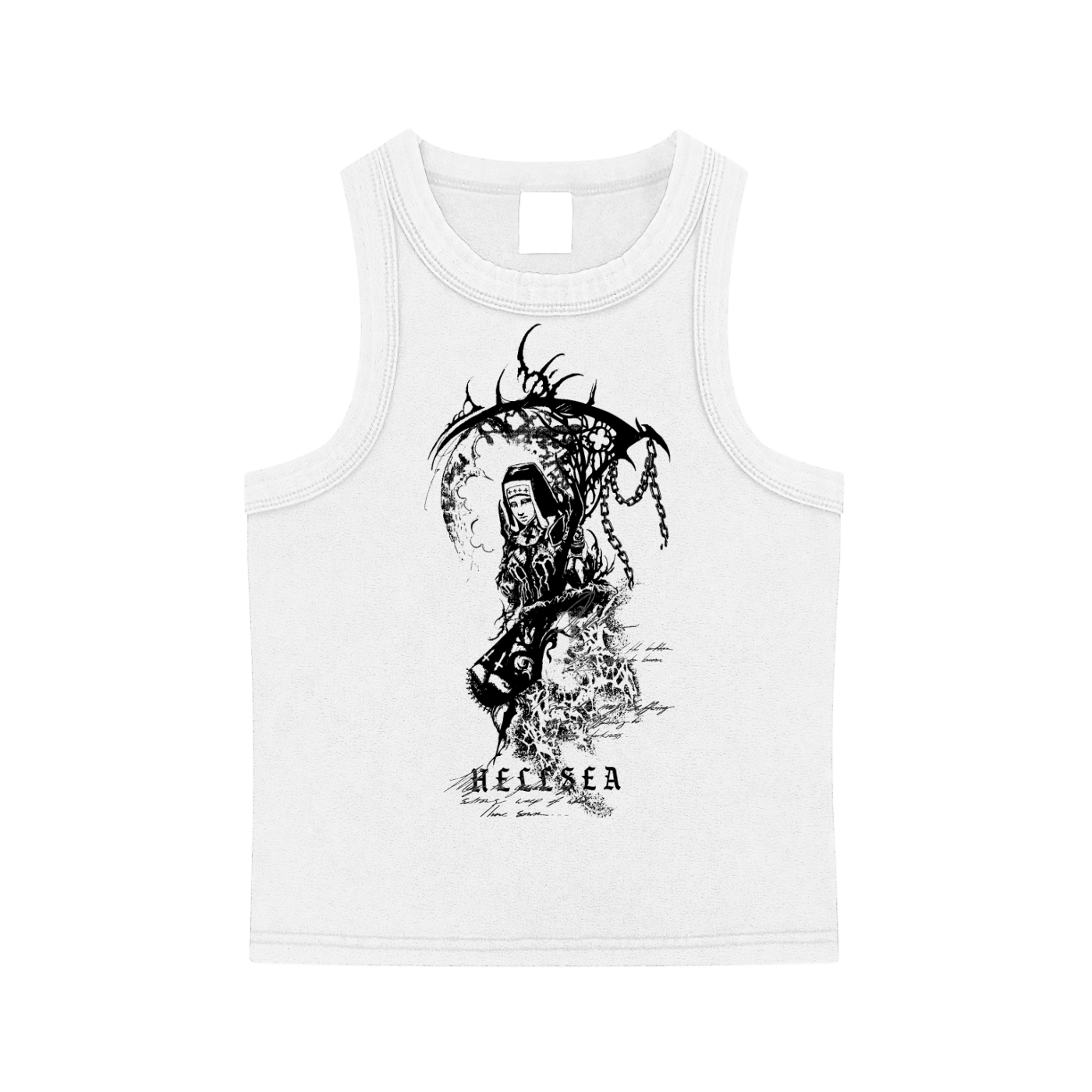 Faith Reaper W Snow Washed Tank Top