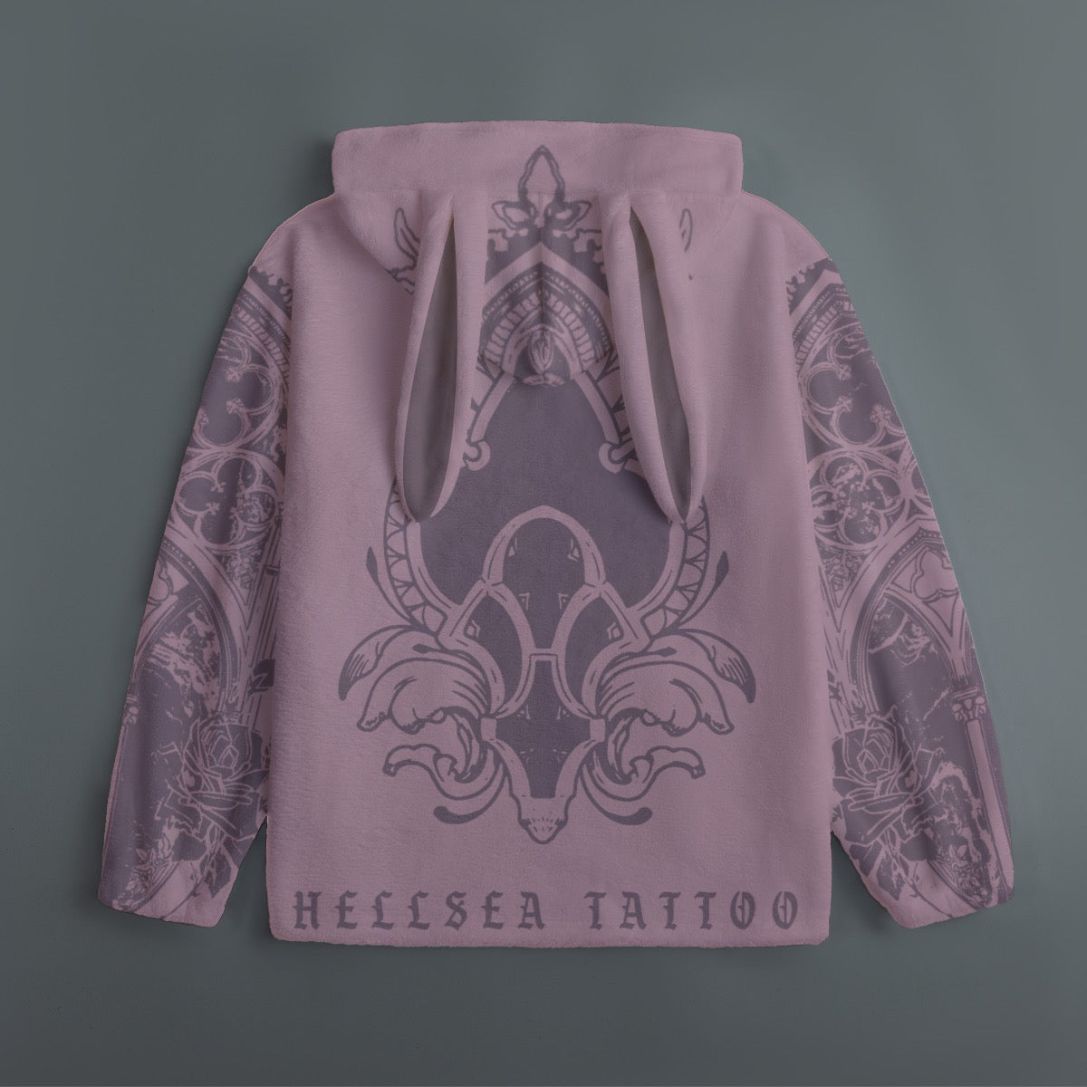 Baroque Bunny Hoodie Rose