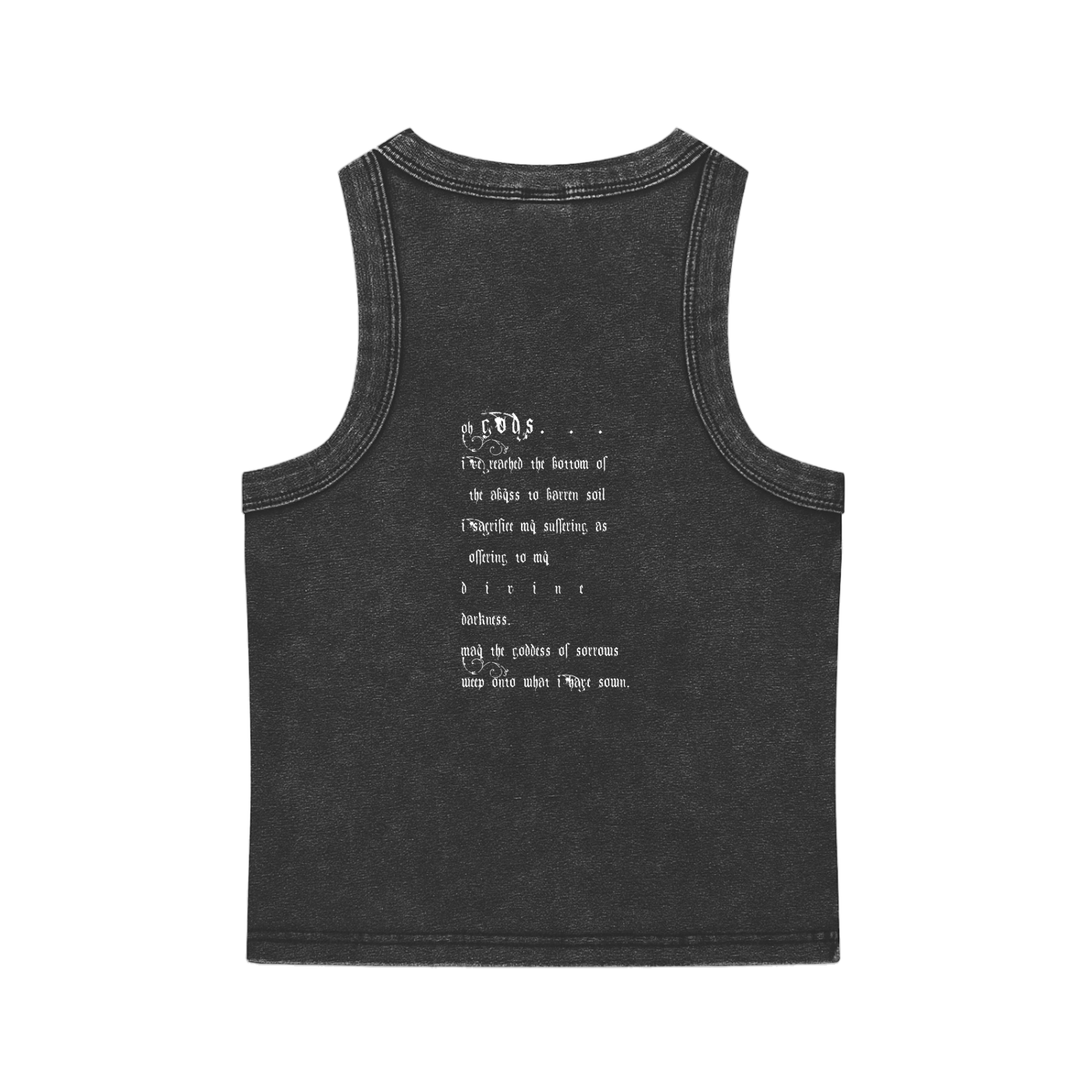 Faith Reaper Snow Washed Tank Top