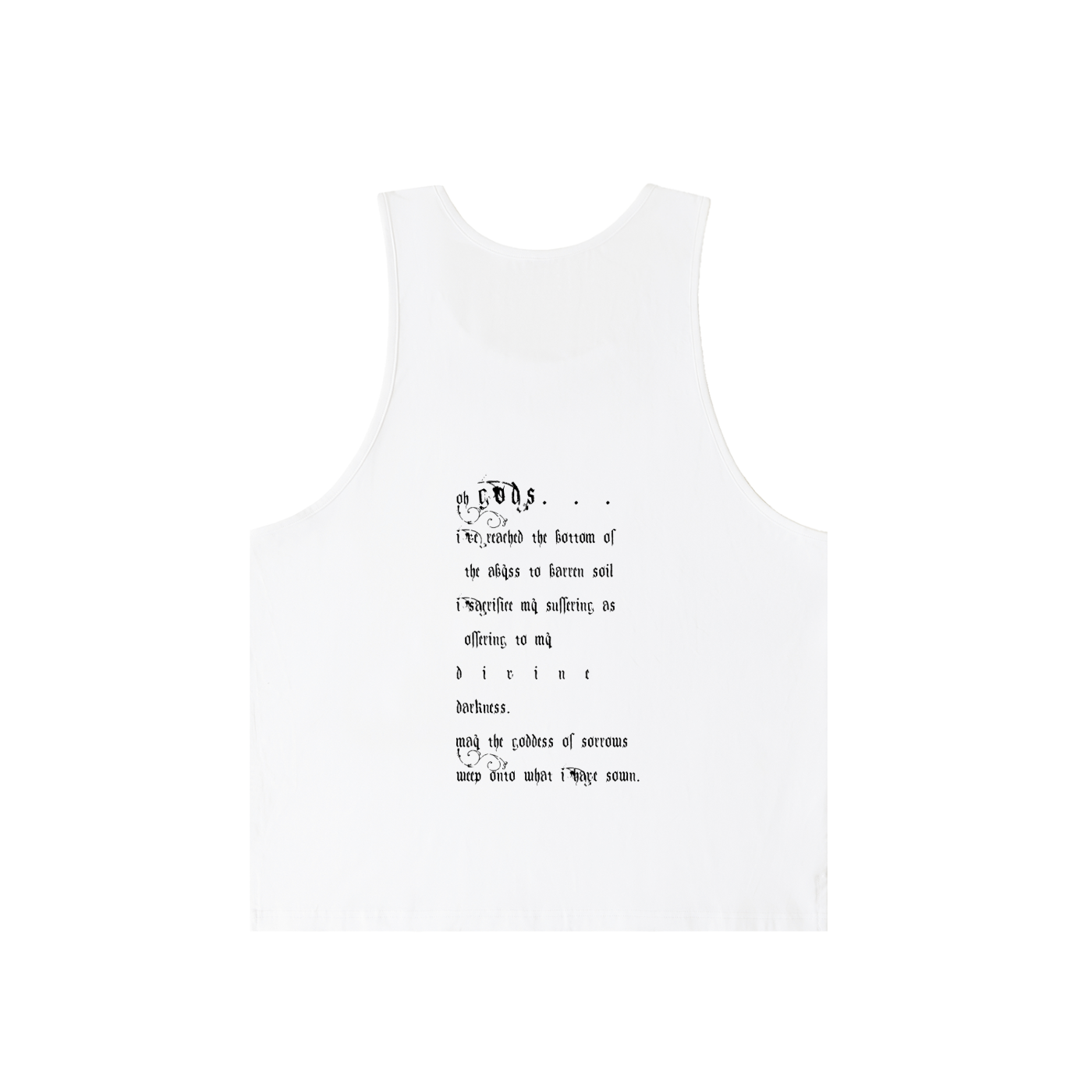 Grave Maiden W Oversized Gym Tank Top