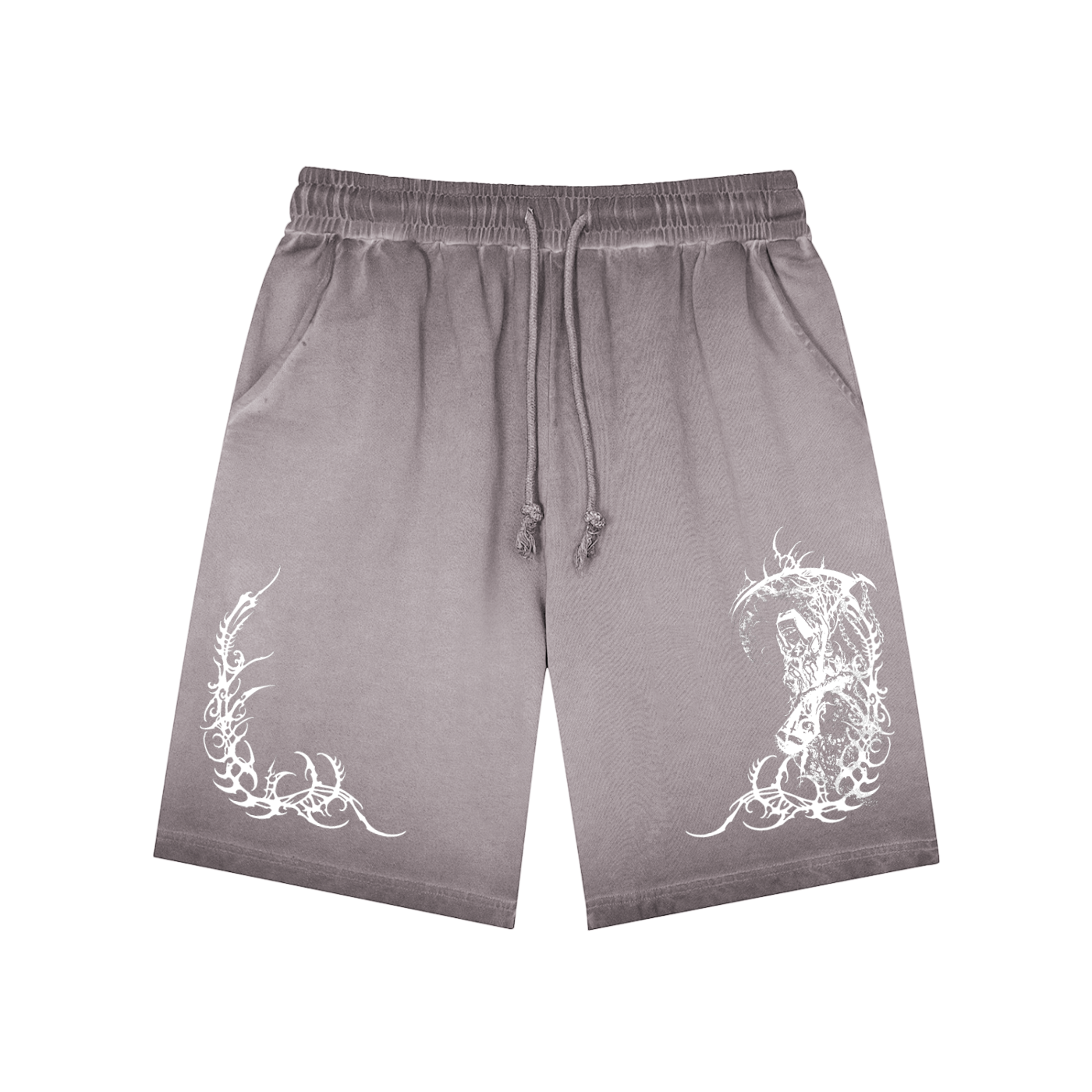 Faith Reaper Sigil Reverse Dyed Sweatshorts