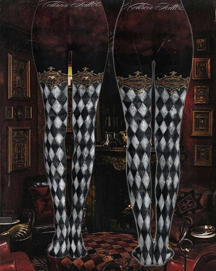 Baroque Court Diamond Tights