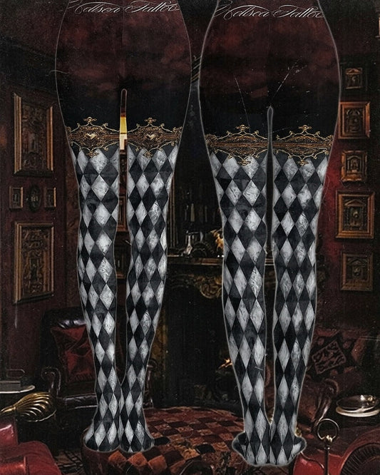 Baroque Court Diamond Tights