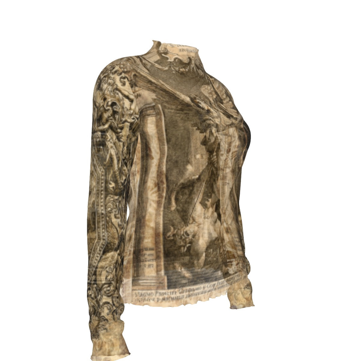 Archangel Michael Mesh long sleeve shirt