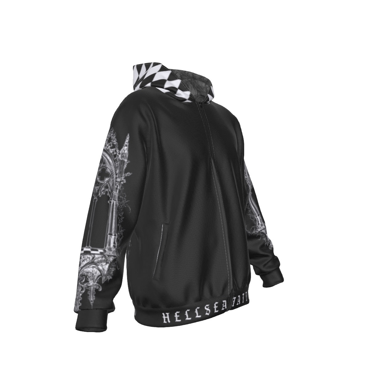 D.N Angelic Fleece Zip Up Hoodie