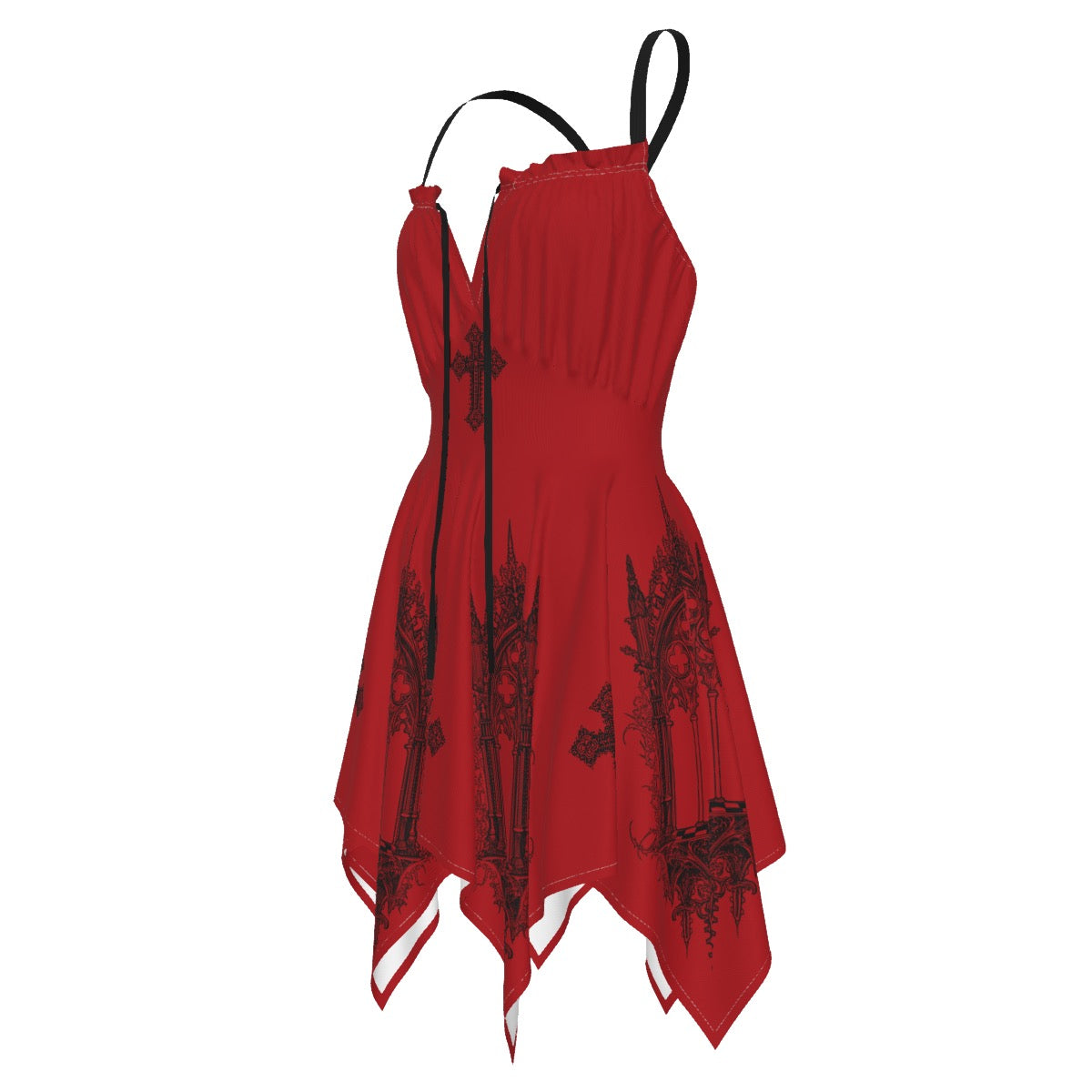 Gothic Drenched Vampire Dress