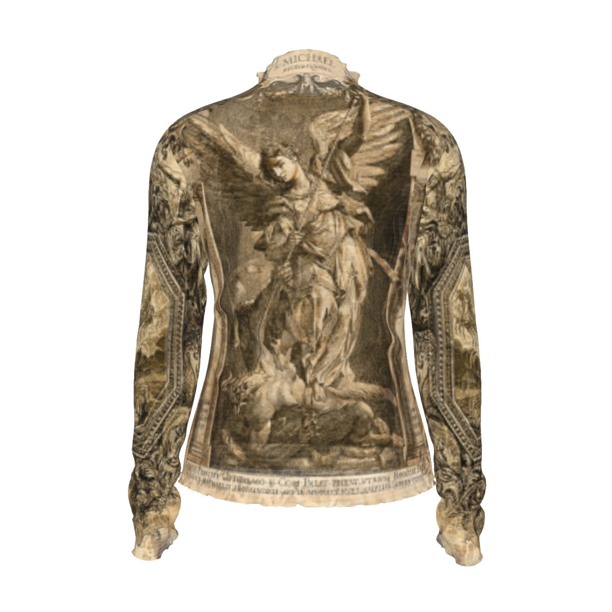 Archangel Michael Mesh long sleeve shirt