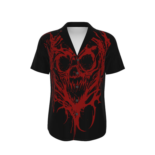 Bloodlust Deep V-neck Short Sleeve Shirt