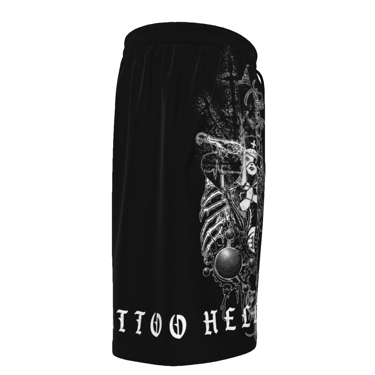 Black Sigil Nurse Beach Shorts