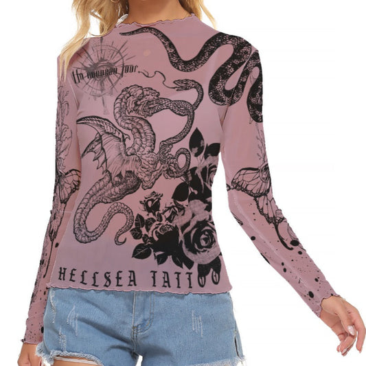 Engraven Rose Mesh T-shirt