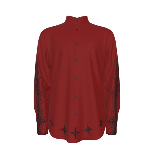 Ox Blood Vampire Cathedral Long Sleeve Shirt