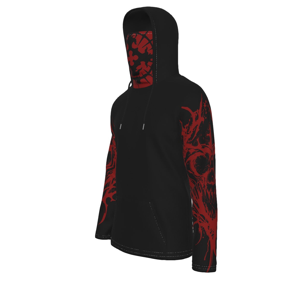 Bloodlust Heavy Fleece Hoodie With Mask