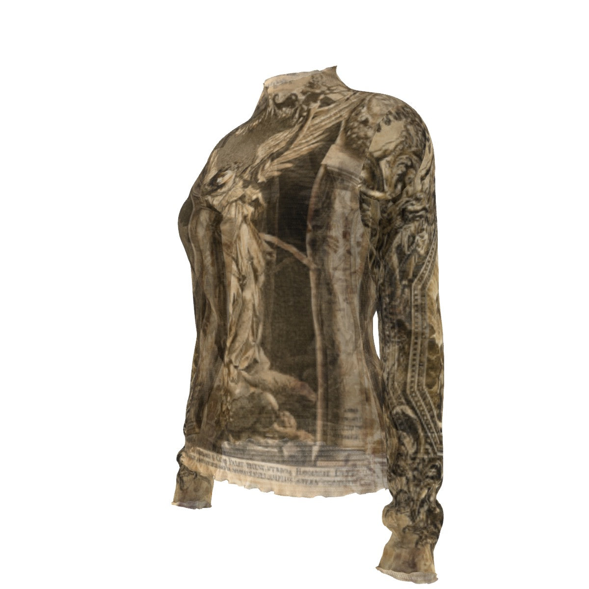 Archangel Michael Mesh long sleeve shirt