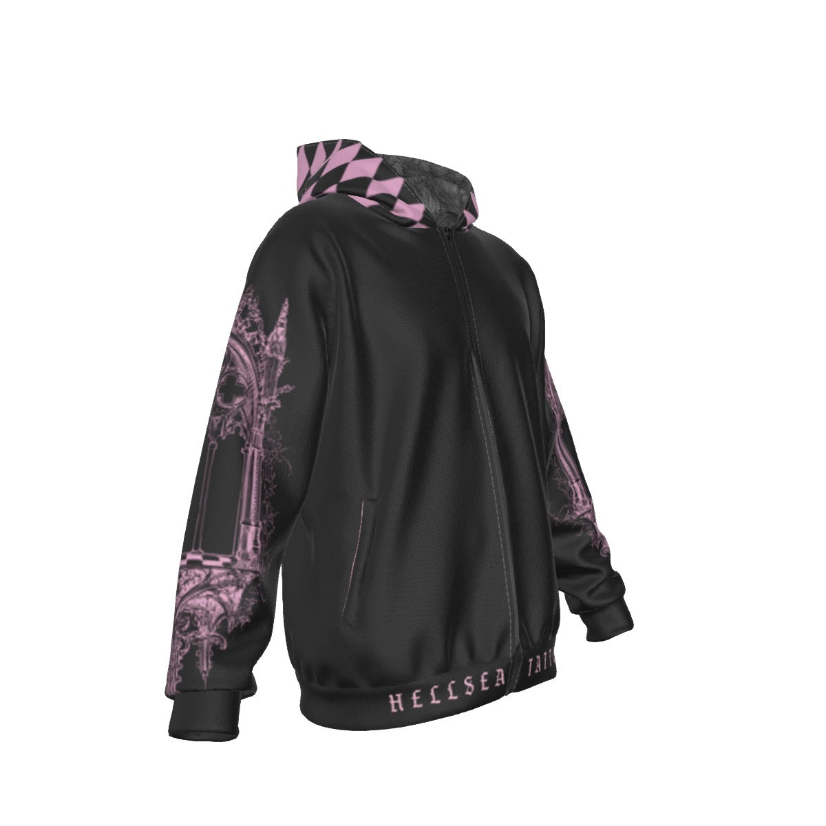 D.N Angelic Fleece Zip Up Hoodie