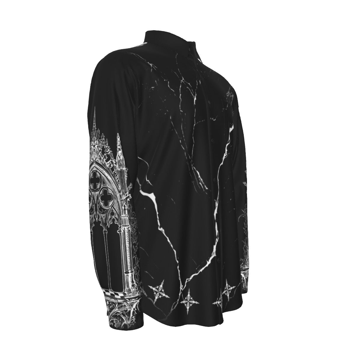 Obsidian Vampire Cathedral Long Sleeve Shirt