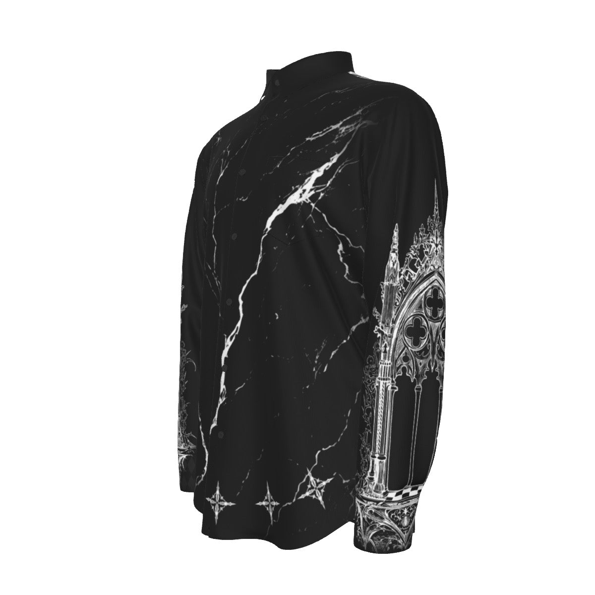 Obsidian Vampire Cathedral Long Sleeve Shirt