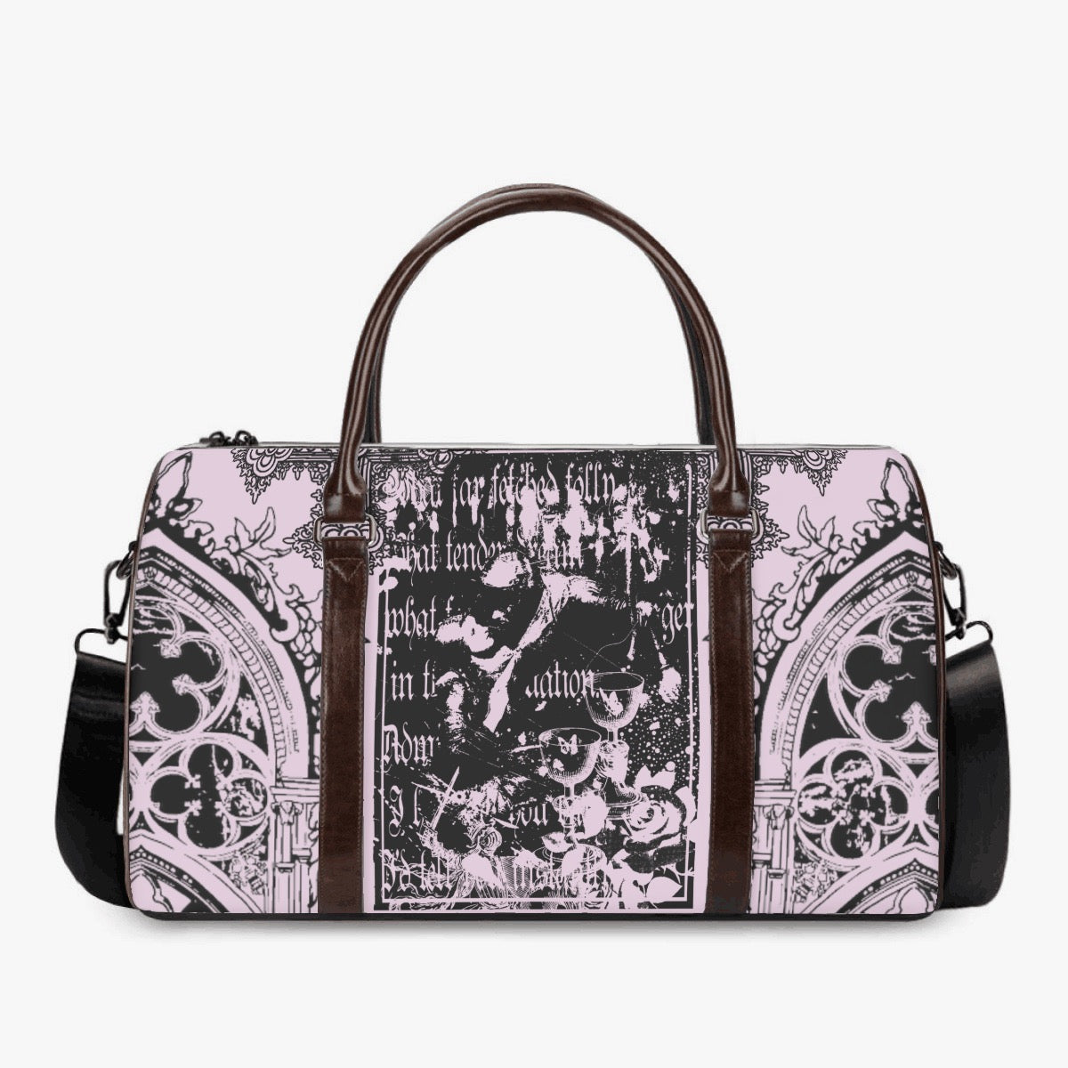 Rose Romantic Canvas Duffle Bag